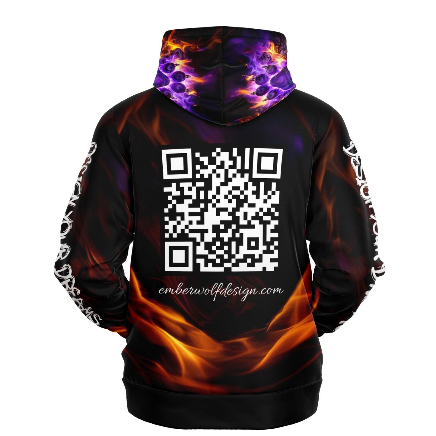 Emberwolf design - Athletic Hoodie