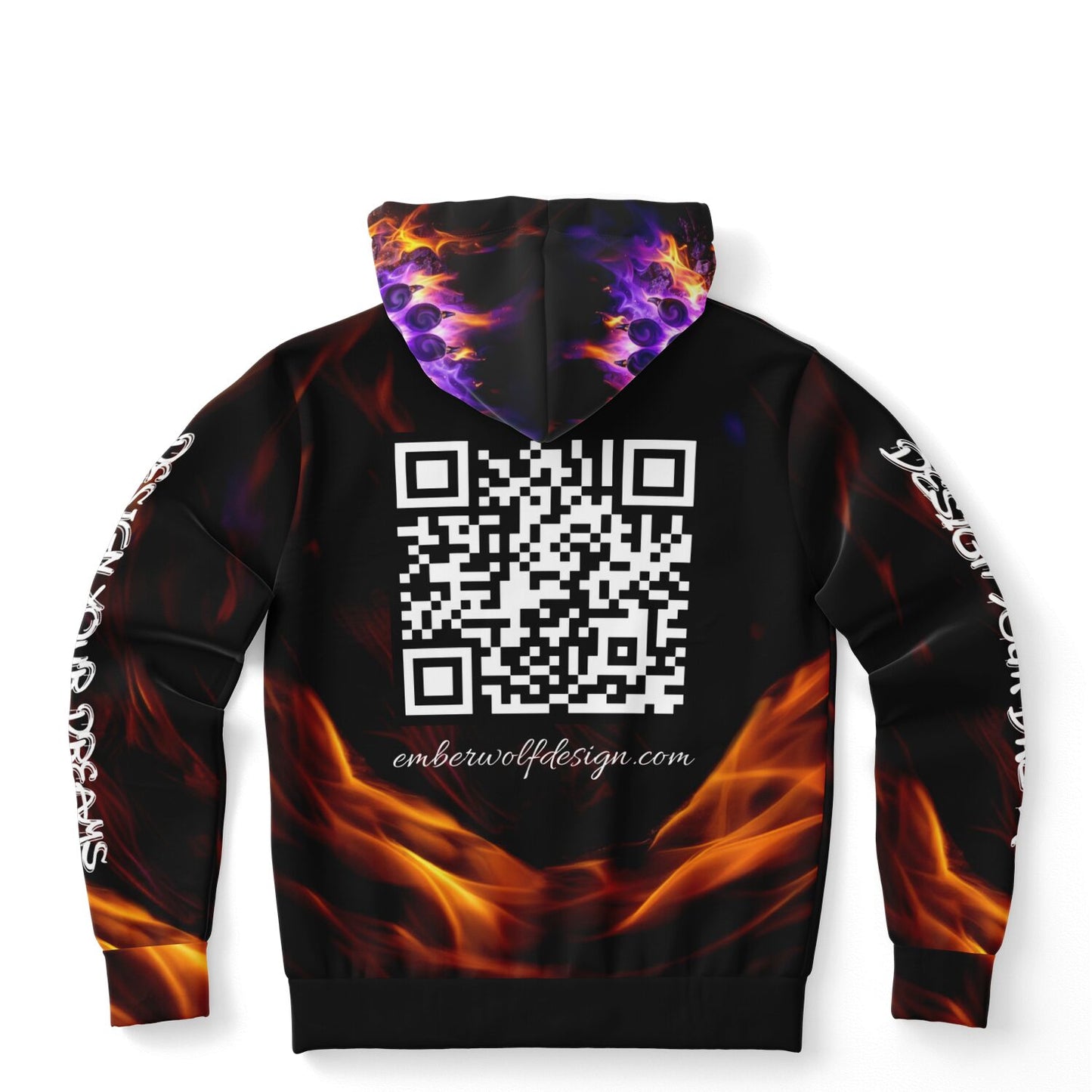 Emberwolf design - Athletic Hoodie