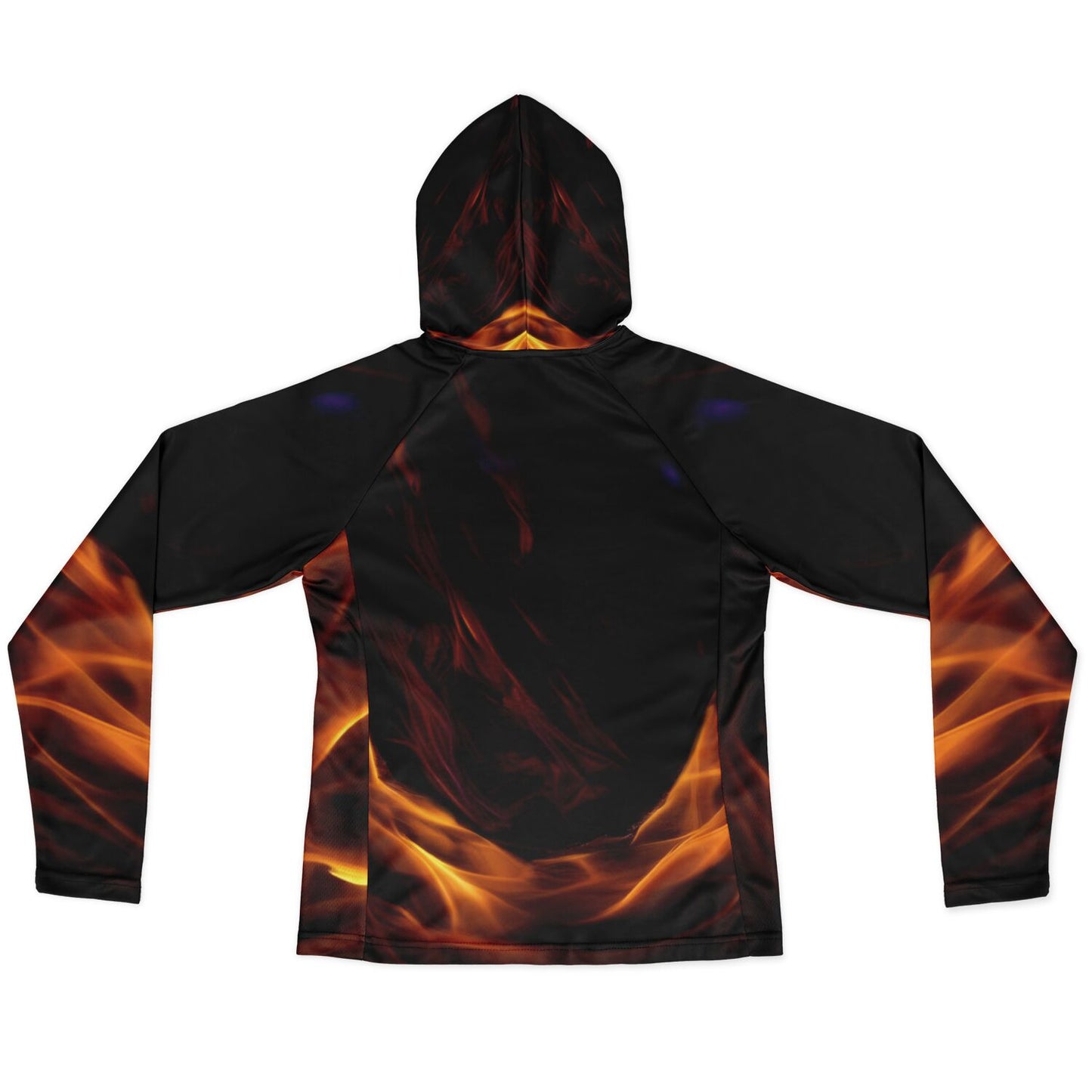 Women's Long Sleeve Hooded Performance Shirt - AOP