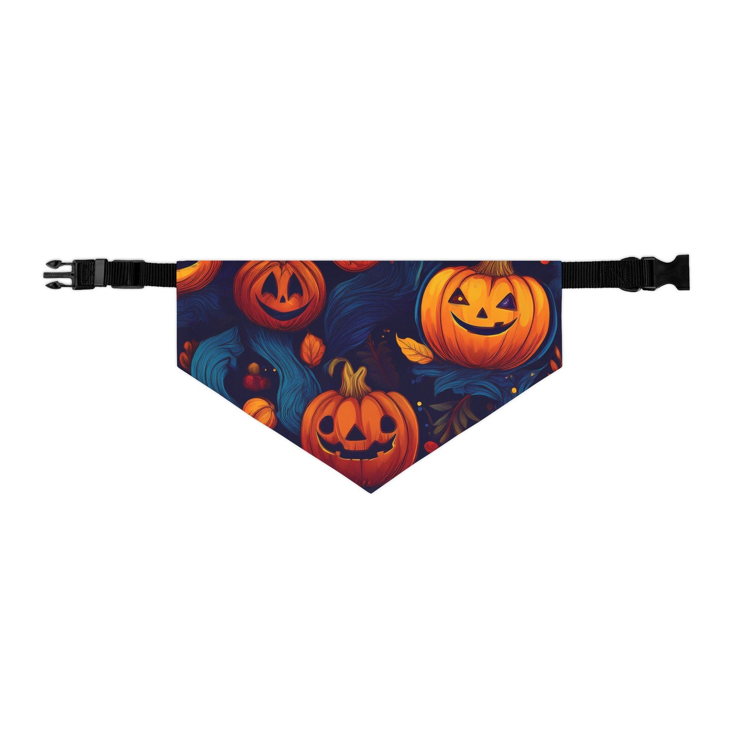 Halloween Pet Bandana Collar - Pumpkin Design