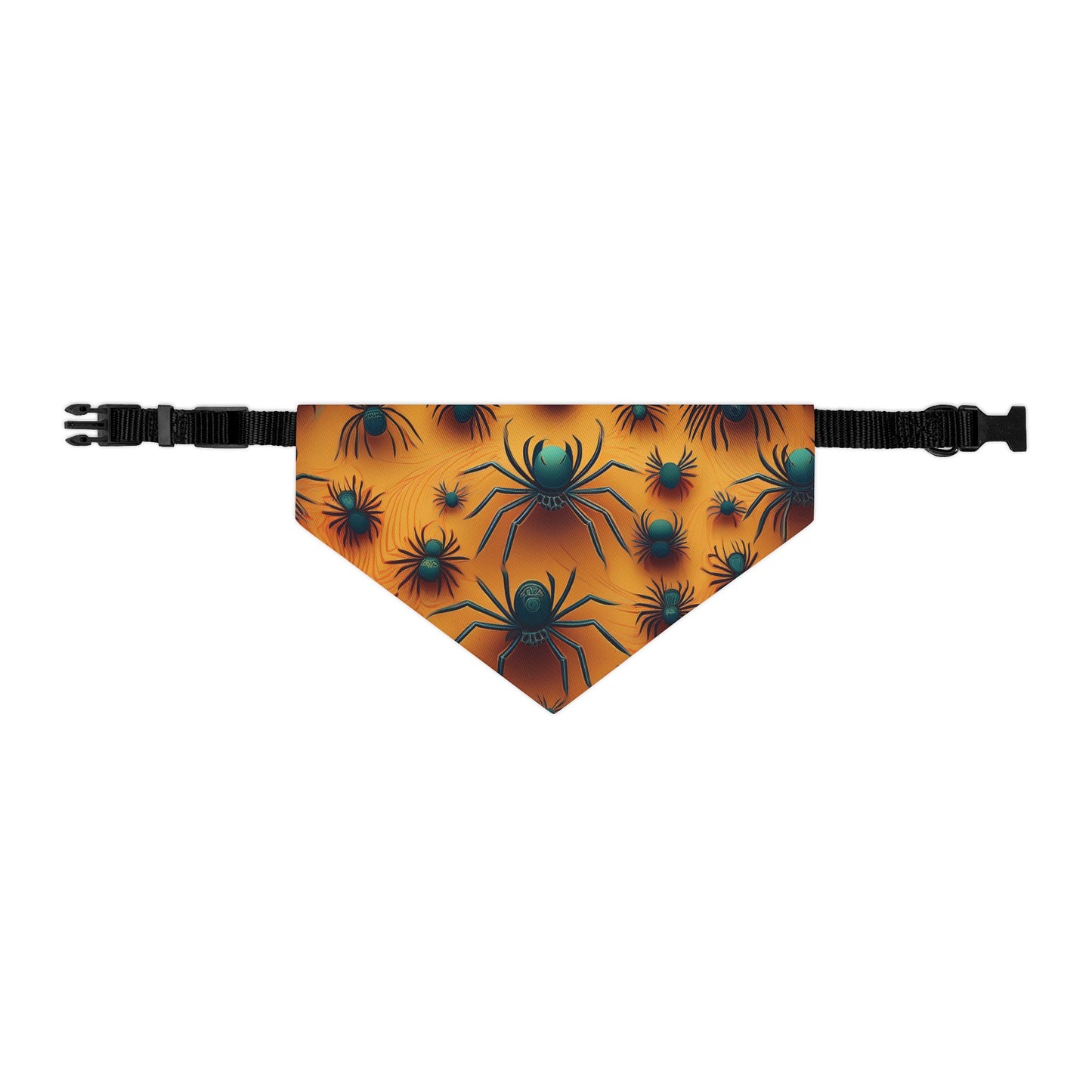 Halloween Pet Bandana Collar - Creepy Spider Design