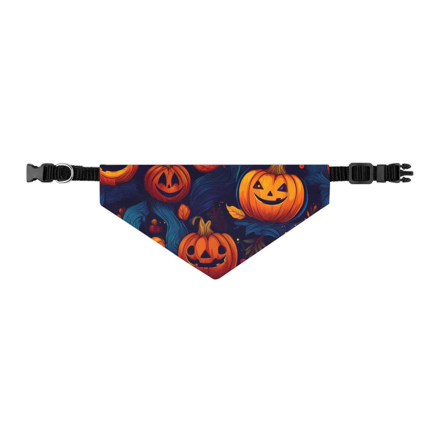 Halloween Pet Bandana Collar - Pumpkin Design