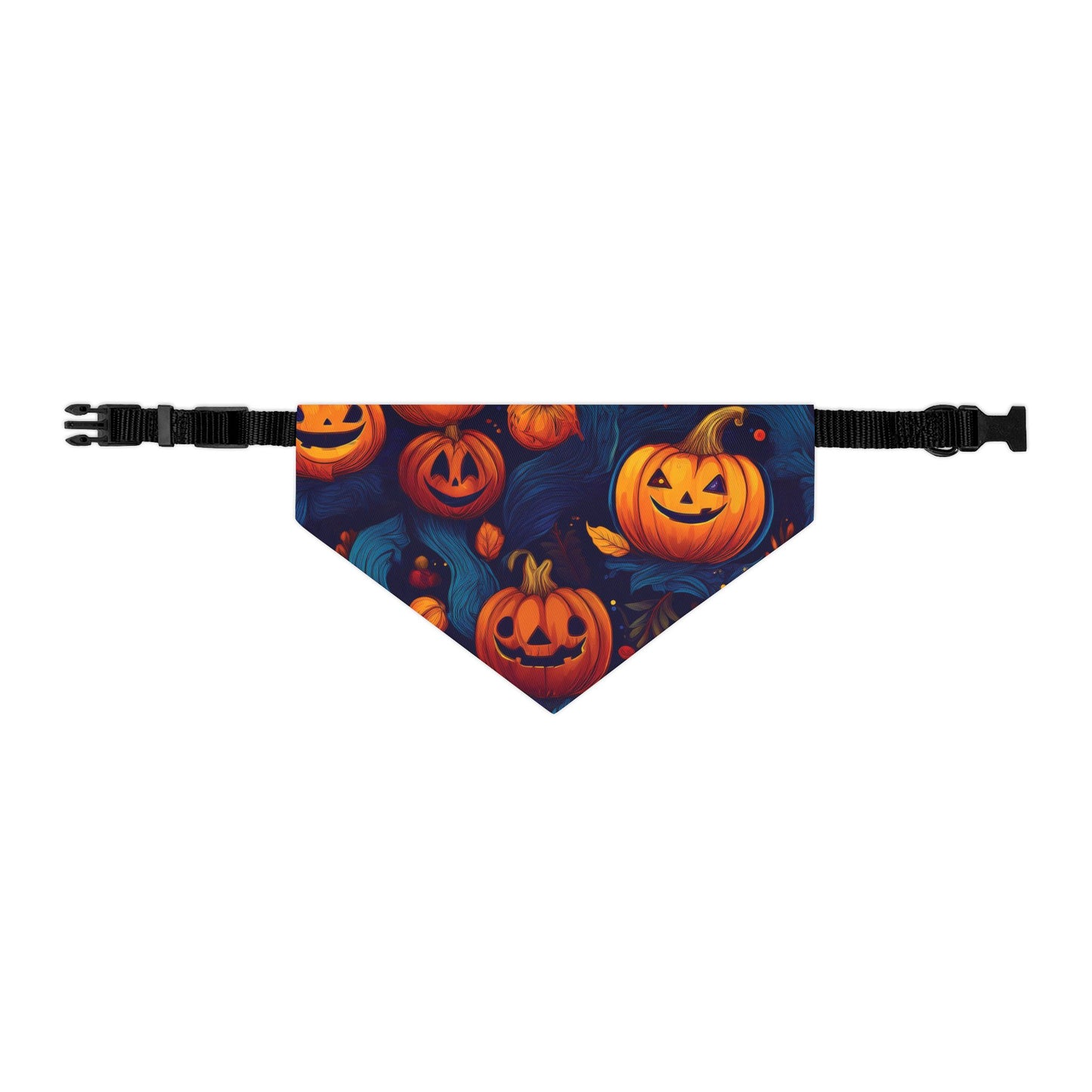 Halloween Pet Bandana Collar - Pumpkin Design