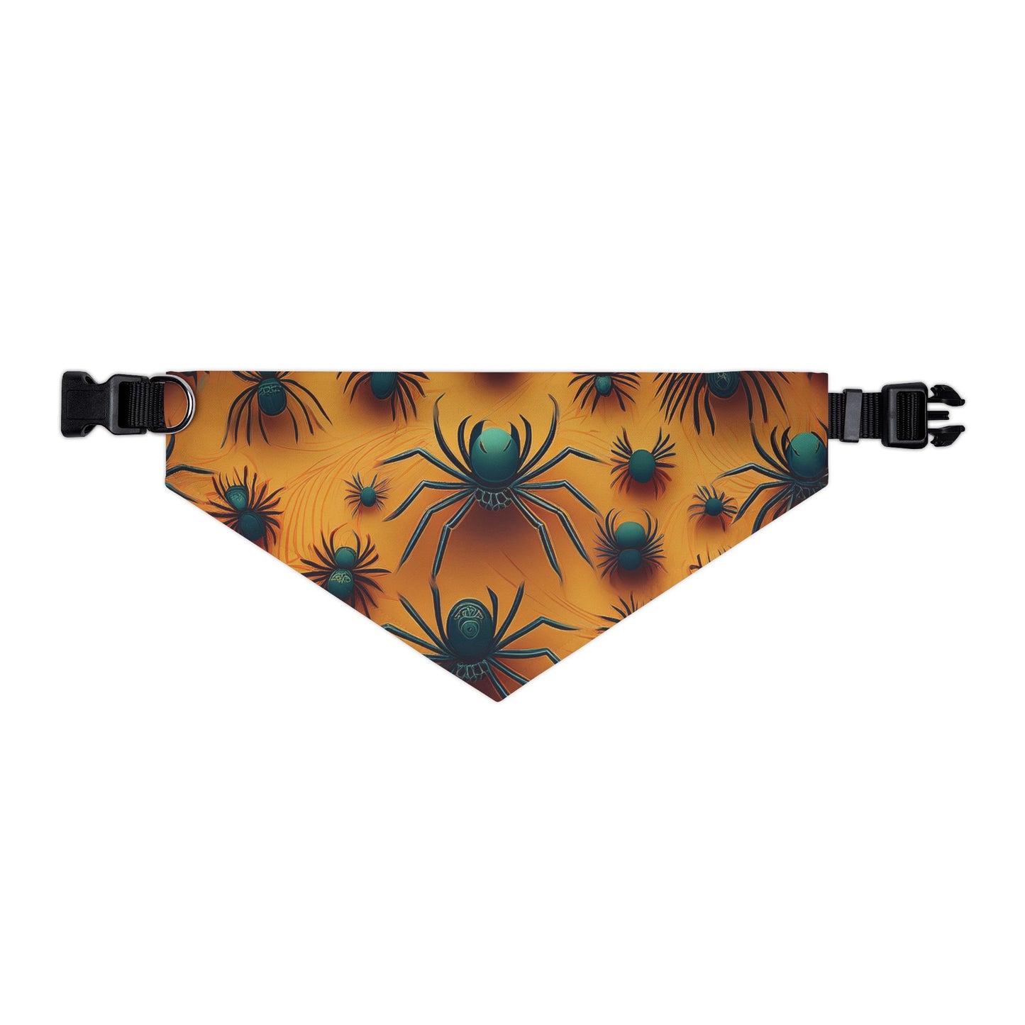 Halloween Pet Bandana Collar - Creepy Spider Design