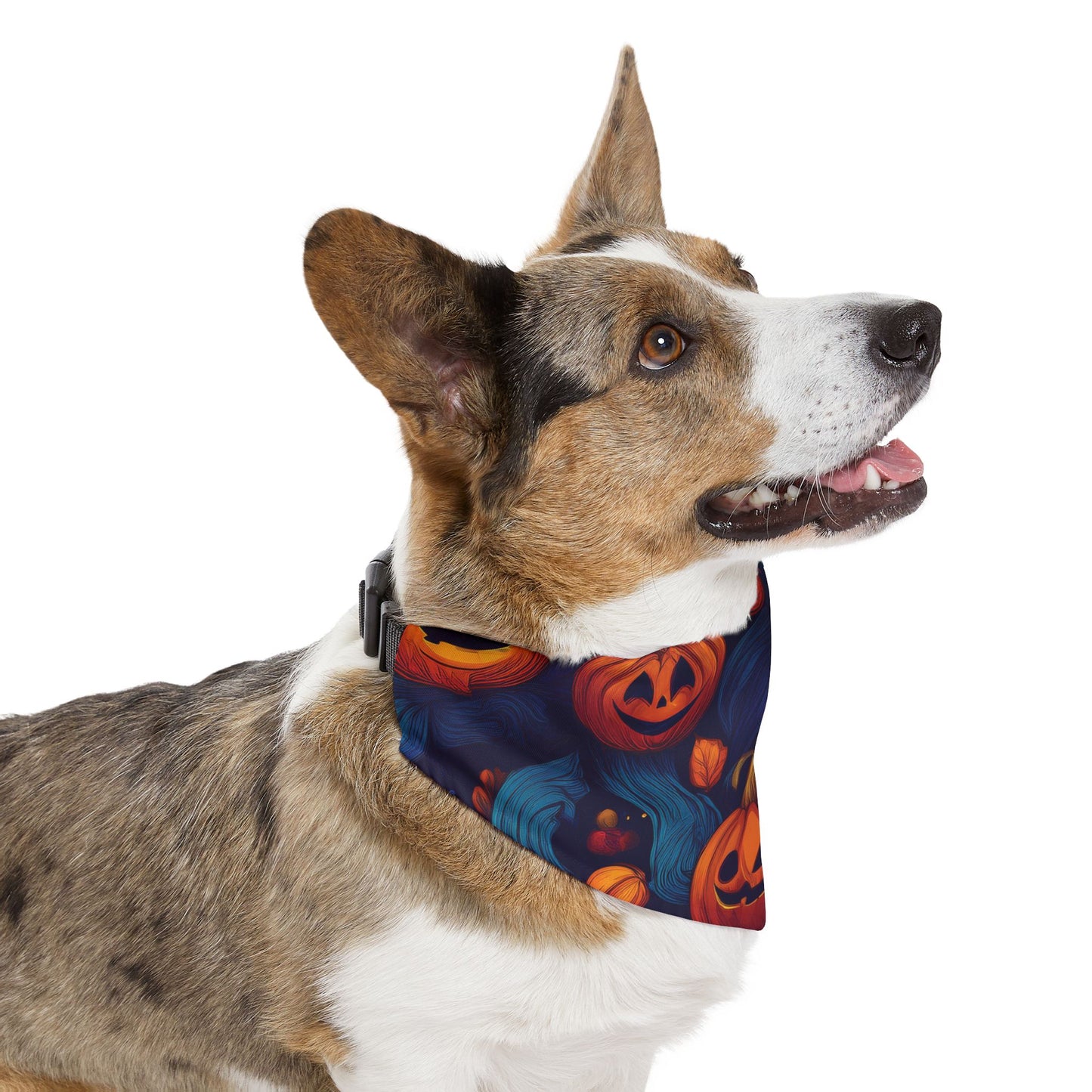 Halloween Pet Bandana Collar - Pumpkin Design