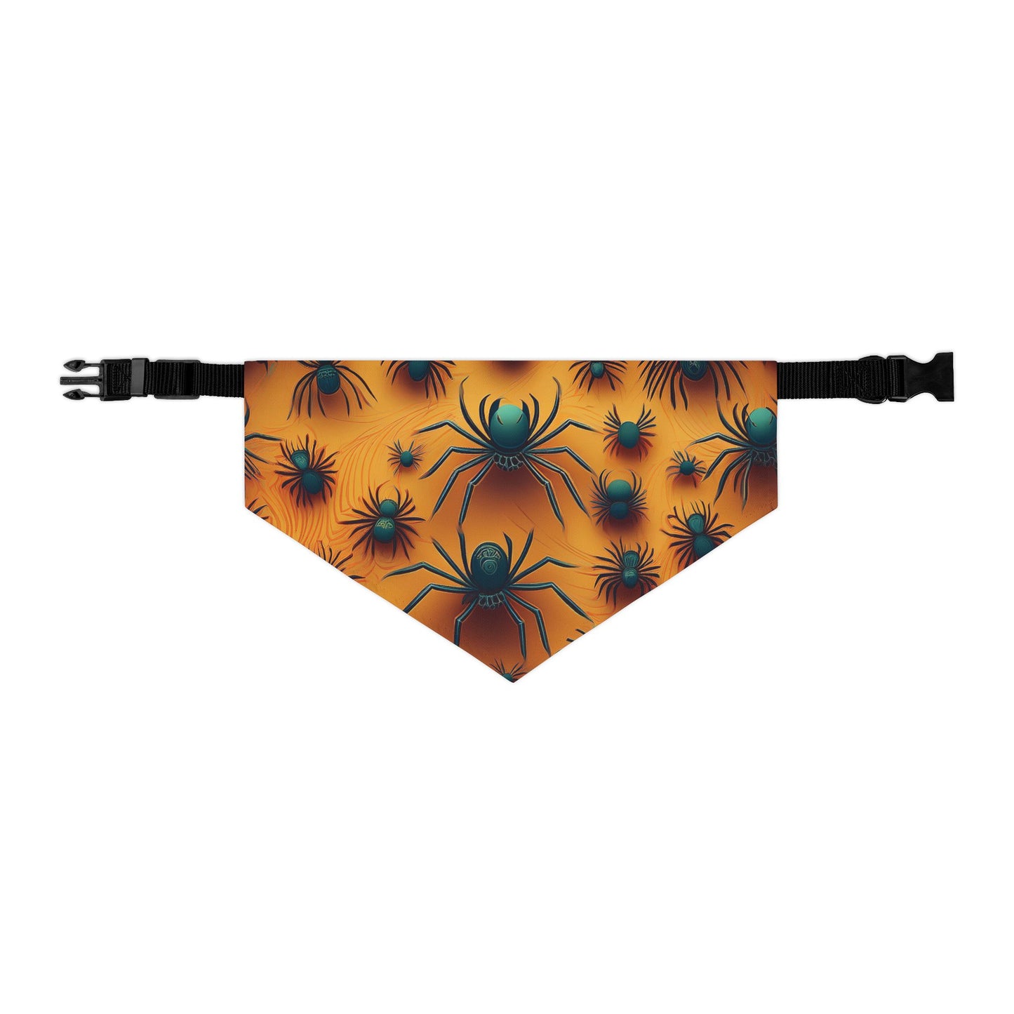 Halloween Pet Bandana Collar - Creepy Spider Design