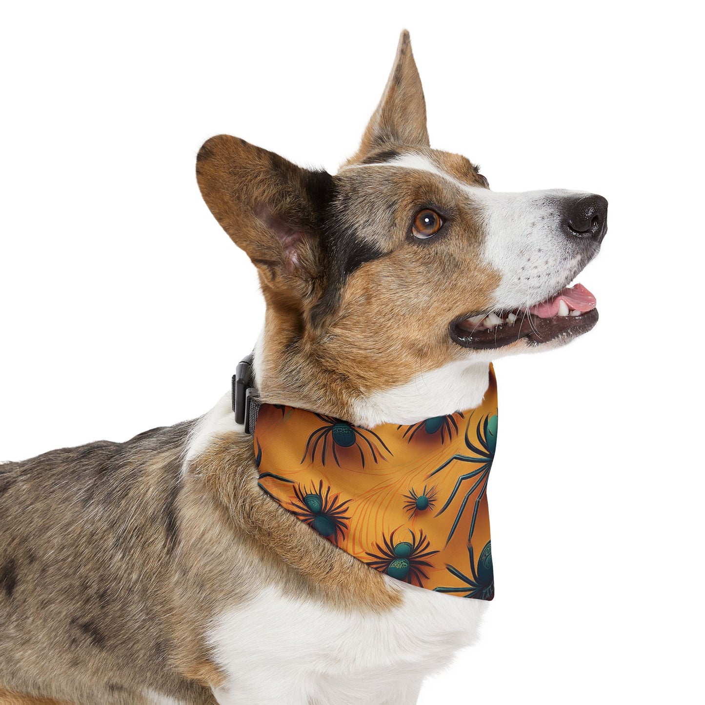 Halloween Pet Bandana Collar - Creepy Spider Design