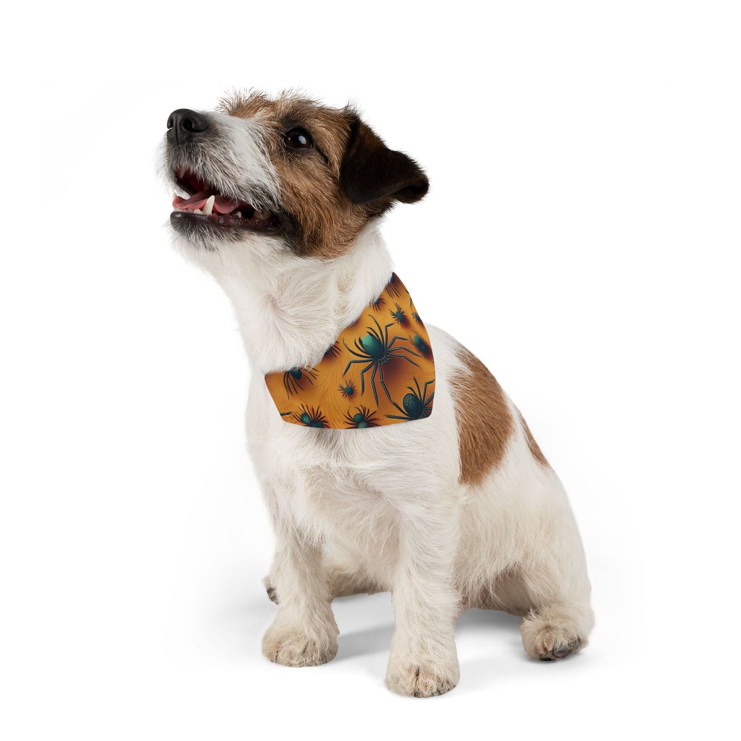 Halloween Pet Bandana Collar - Creepy Spider Design