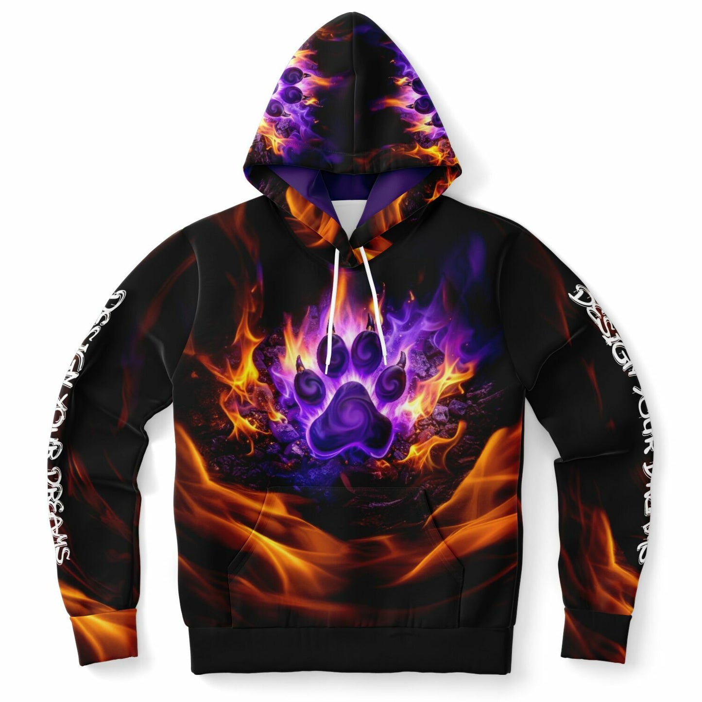 Emberwolf design - Athletic Hoodie