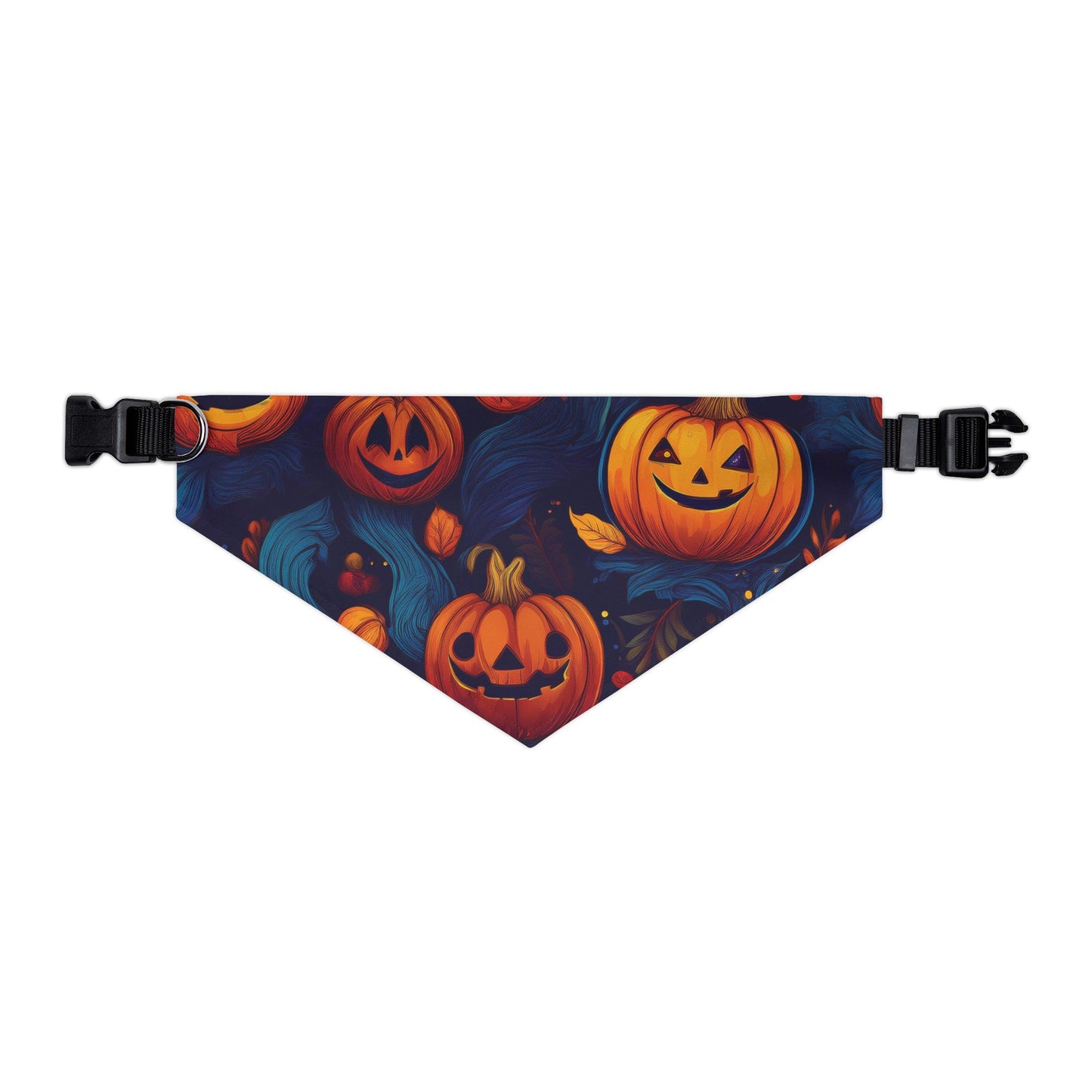 Halloween Pet Bandana Collar - Pumpkin Design