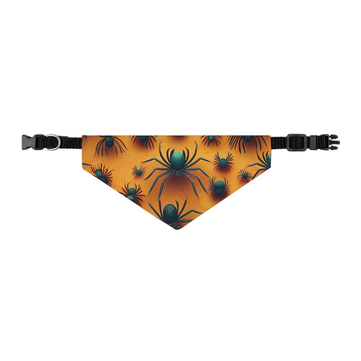 Halloween Pet Bandana Collar - Creepy Spider Design