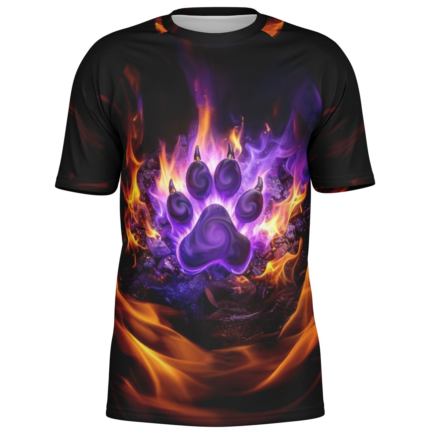 Flaming Paw - Men's Active Shirt
