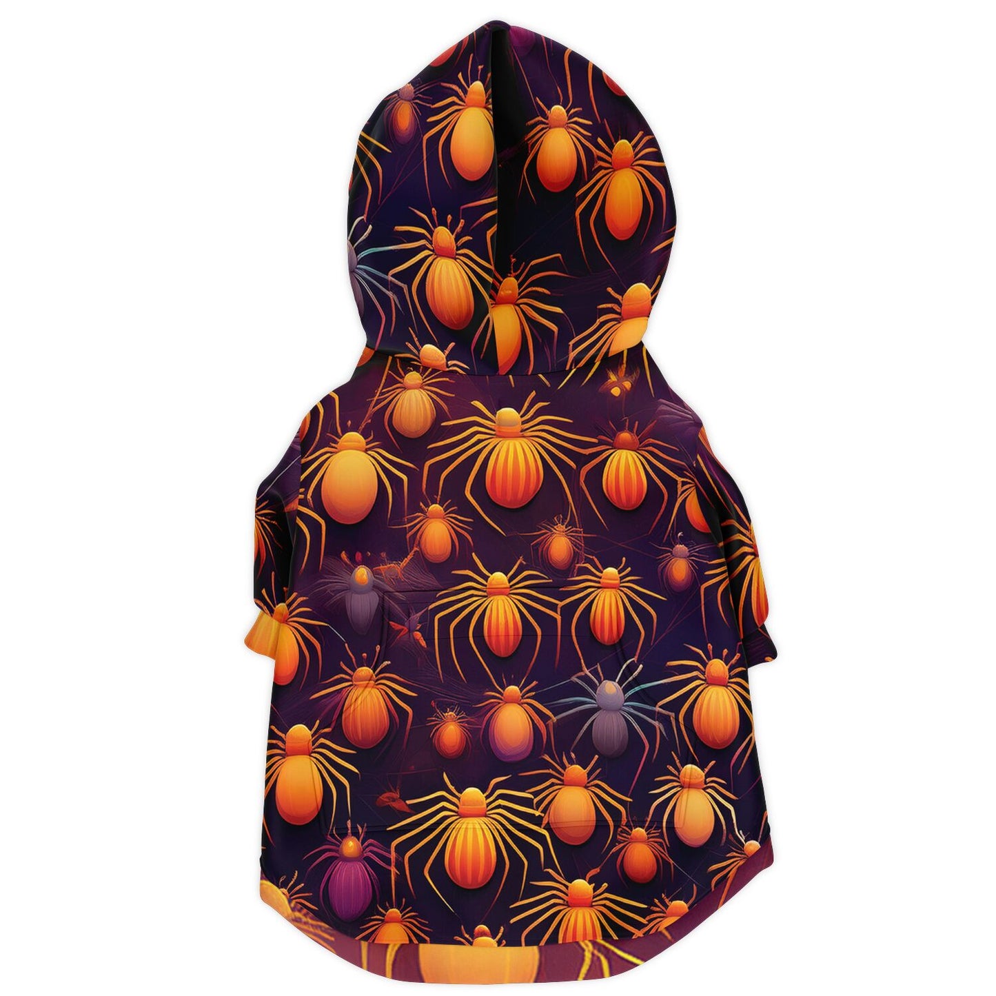 Halloween Dog Zip-Up Hoodie - Spider