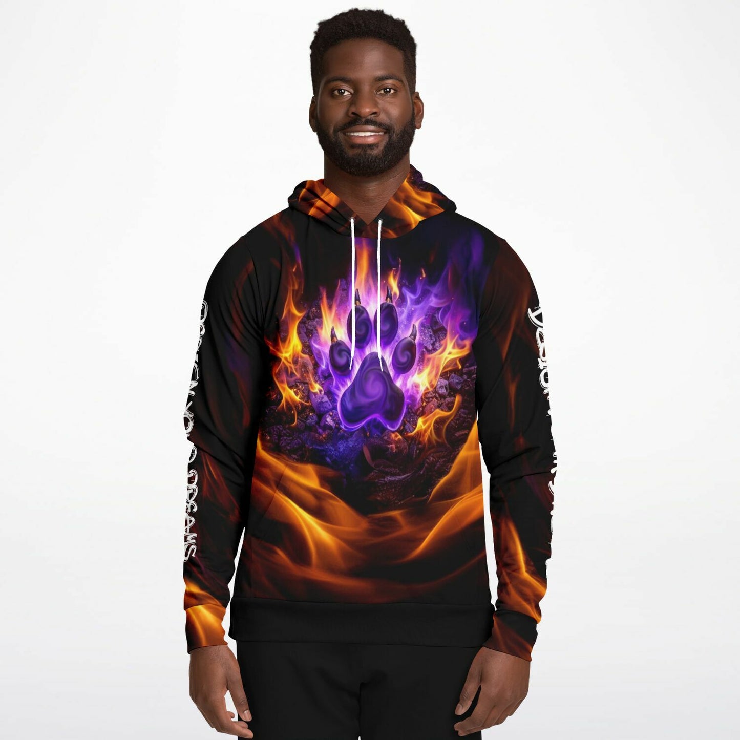 Emberwolf design - Athletic Hoodie