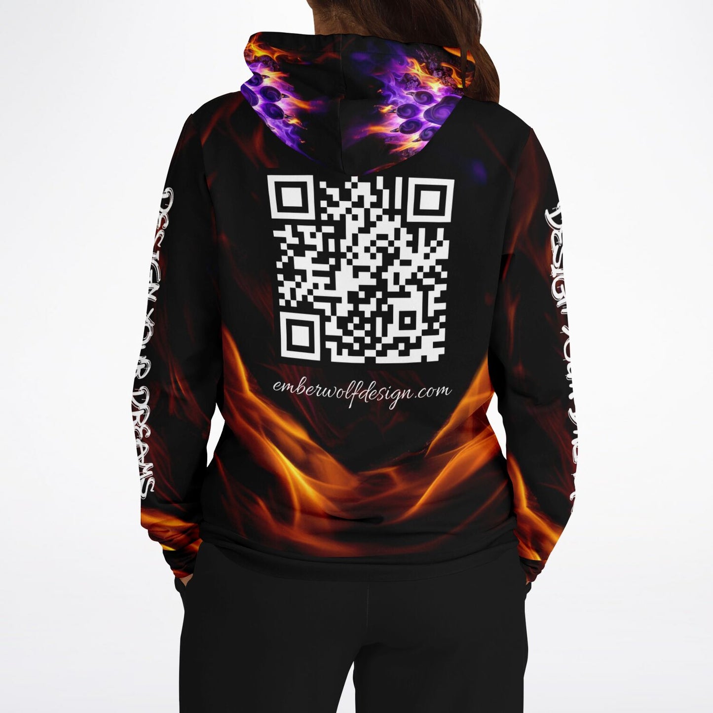 Emberwolf design - Athletic Hoodie