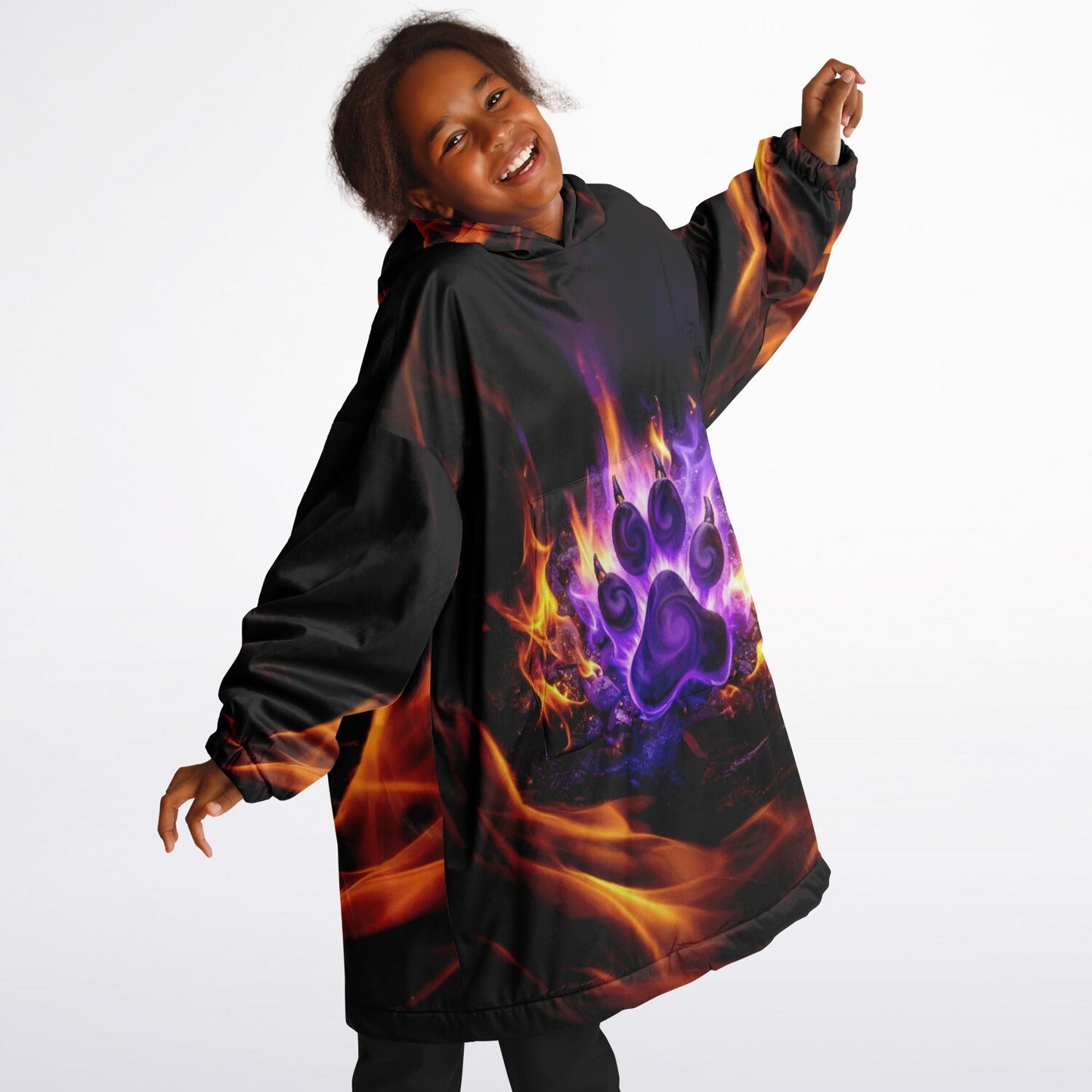 Flaming Paw - Youth Snug Hoodie