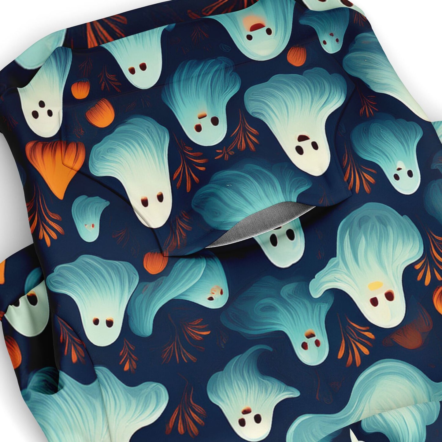 Halloween Dog Zip-Up Hoodie - Ghost