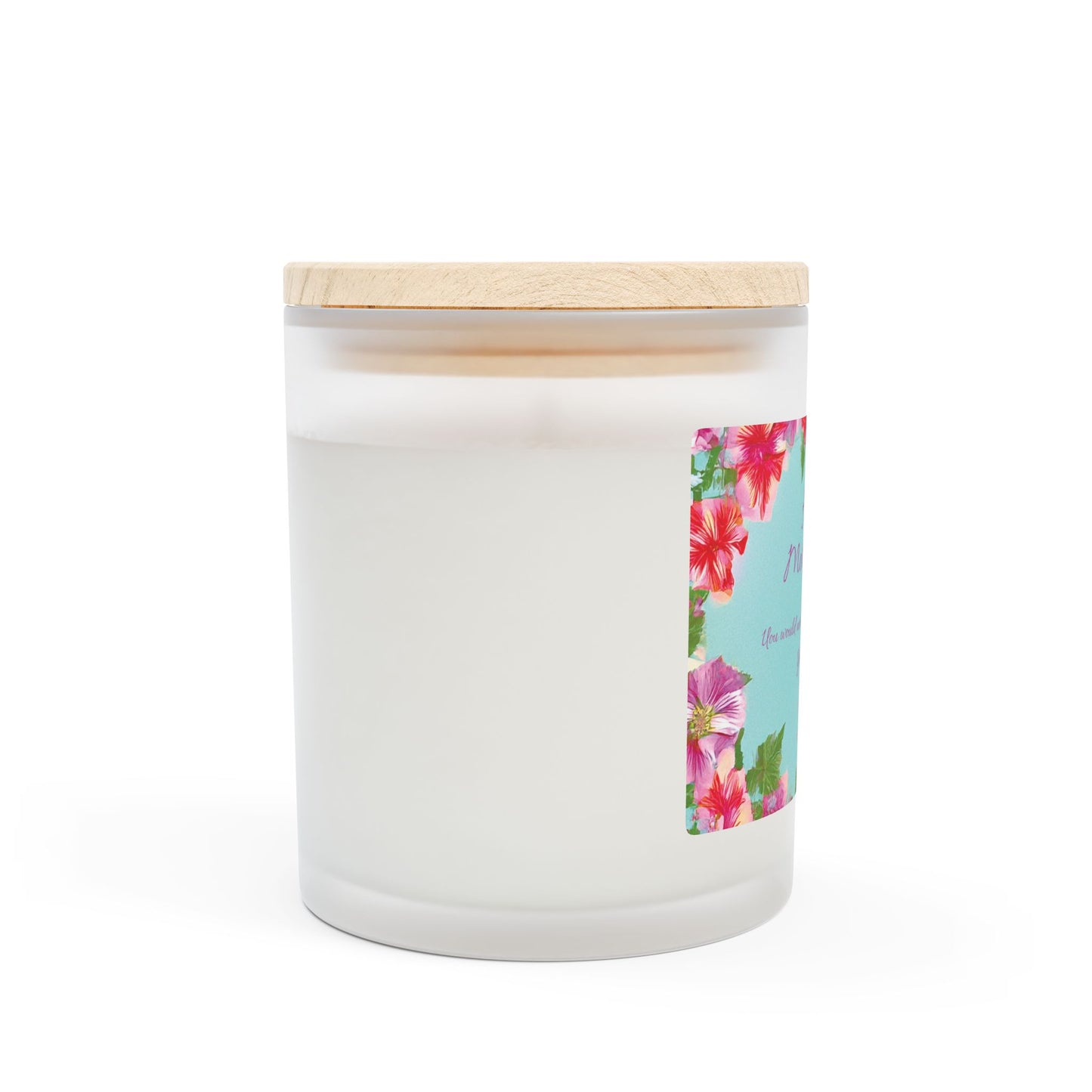 Silly mothers day candle