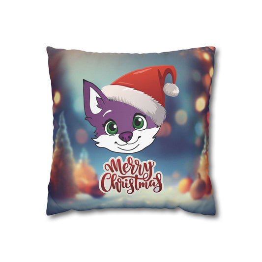 Embercub Christmas pillowcase