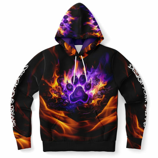 Emberwolf design - Athletic Hoodie