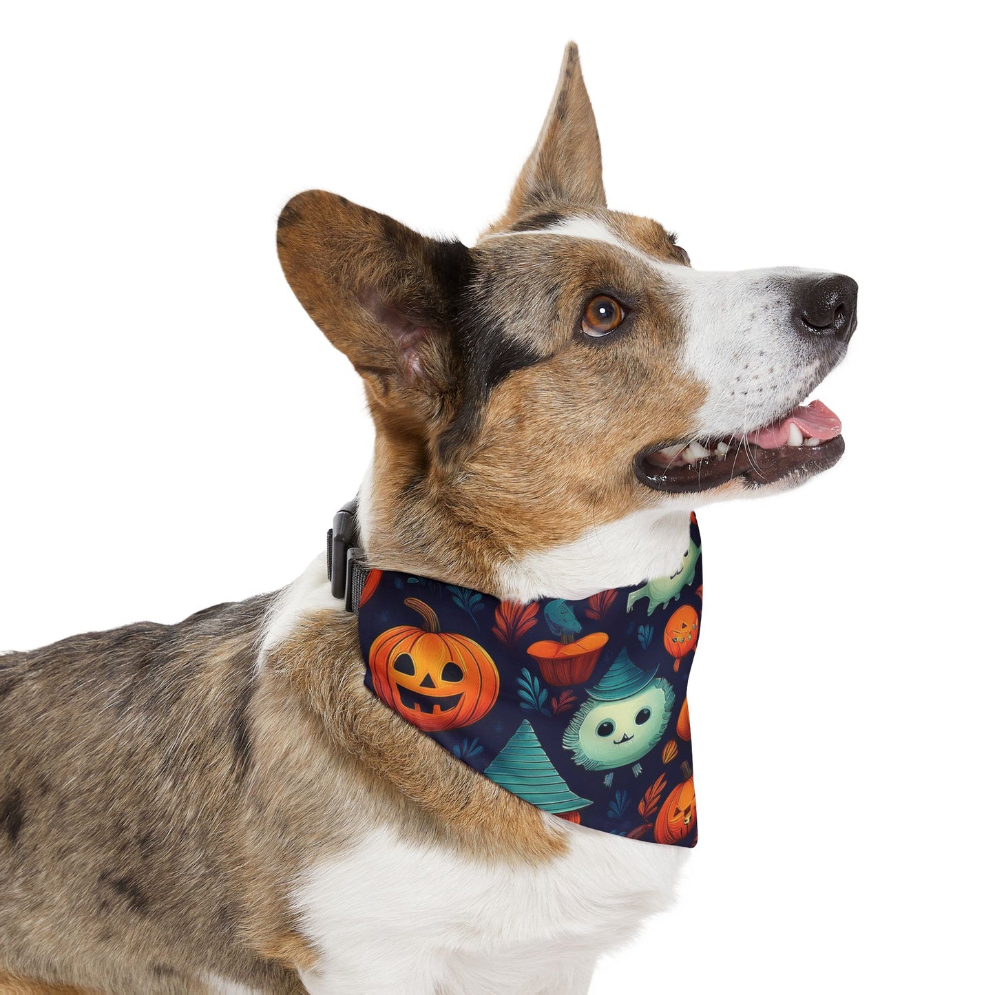 Halloween Pet Bandana Collar - Cute Creatures Design