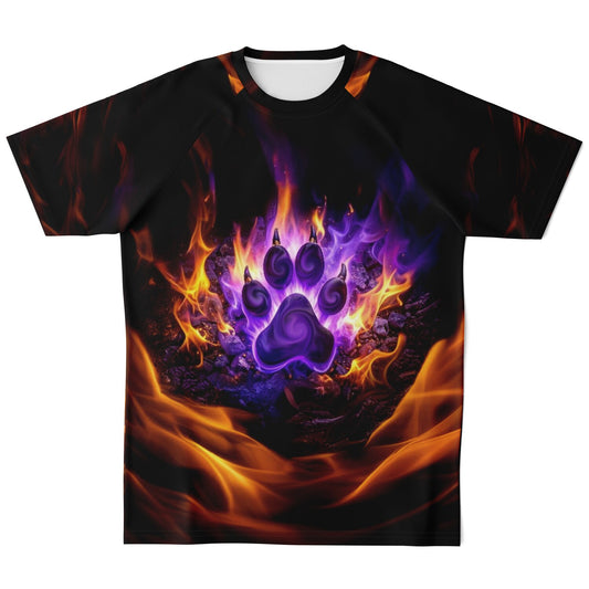 Flaming Paw - Men's Active Shirt