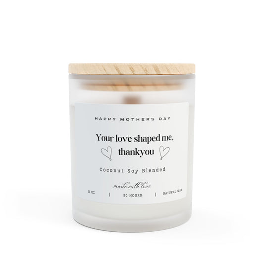 Love mom candle