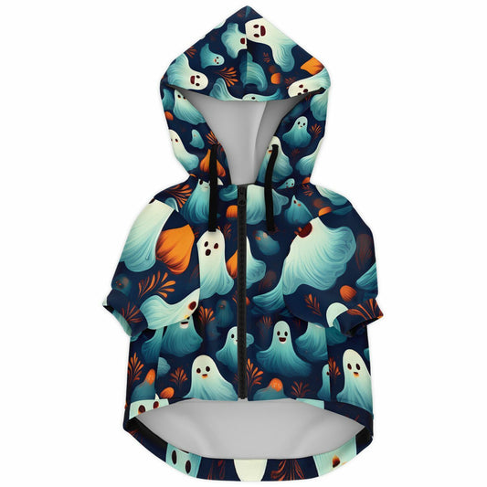 Halloween Dog Zip-Up Hoodie - Ghost