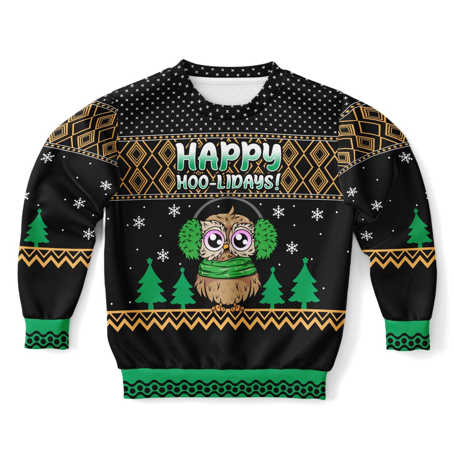 Happy Hoo-lidays kids christmas sweatshirt